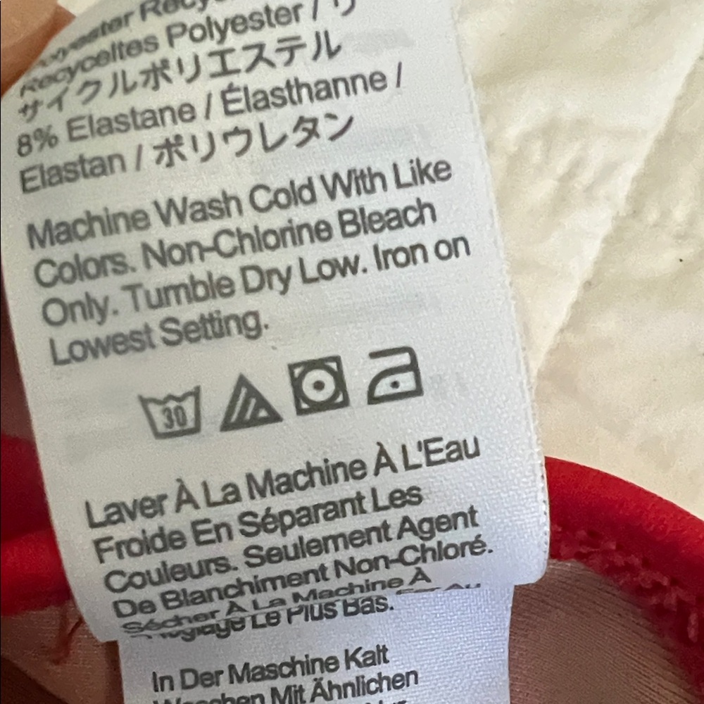 J. Crew Red One Piece Swimsuit - Picture 6 of 6